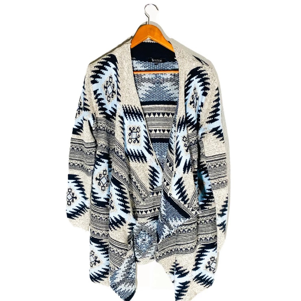 Baby blue aztec cardigan
